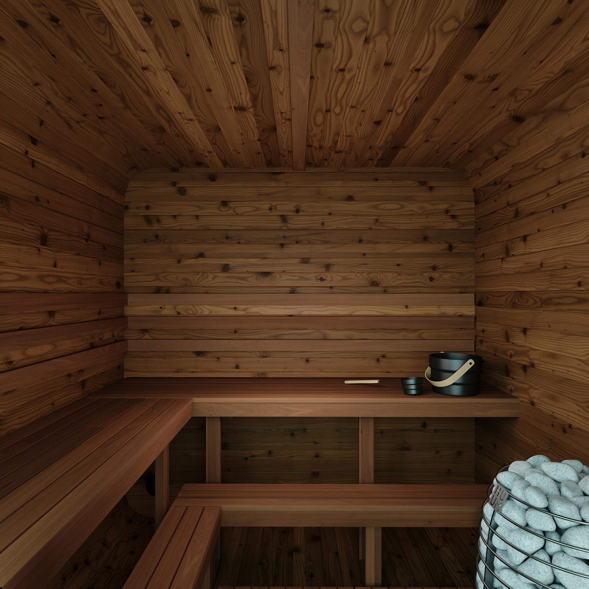 Thermory No 41 (6 Person Sauna Square)